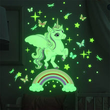 Charger l&#39;image dans la galerie, Stickers Fluorescents Licornes
