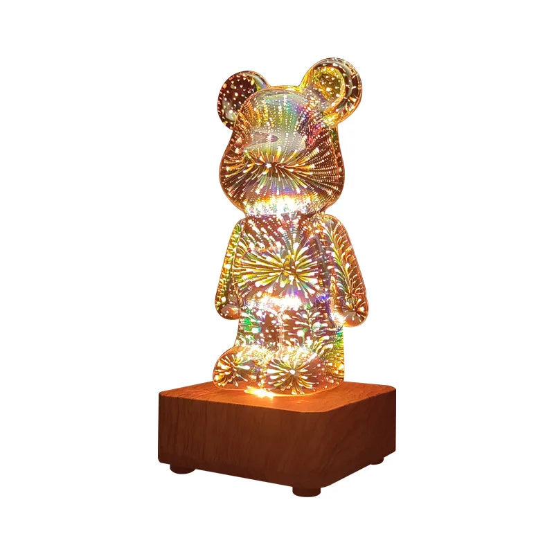 Veilleuse Ours multicolore